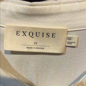 Anthropologie Cream Top